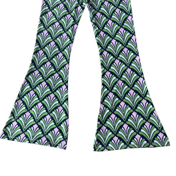 NWT Macbeth Collection by Margaret Josephs Printed Flared Pants - L - Picture 3 of 11